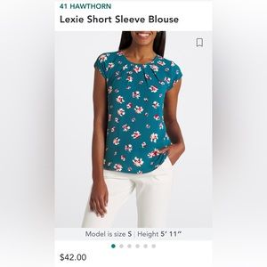 Stitch Fix - 41 Hawthorne Lexie Pleat Front Blouse XL (CM-00004)